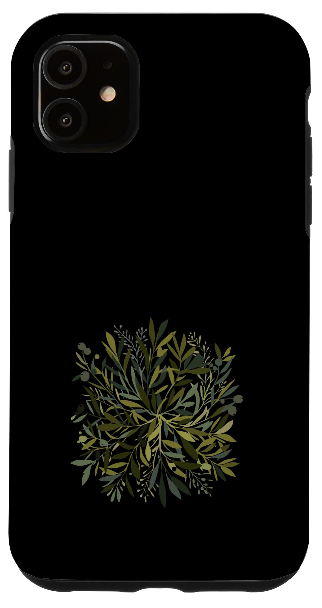 Wild Forest Leaves Botanical Green Foliage Nature Case for iPhone 16