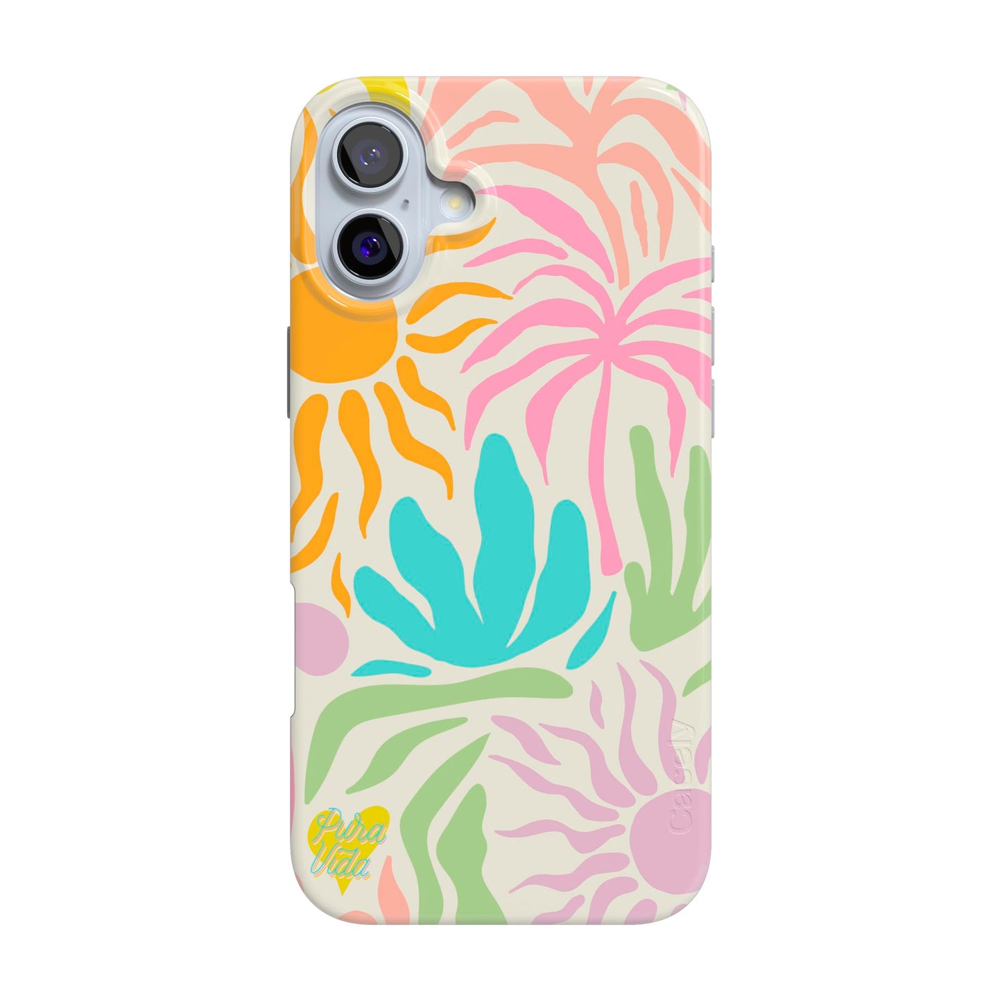 Casely iPhone 16 Case | Chateau Pups | French Dog | Compatible with MagSafe | Classic Ultra Slim Design