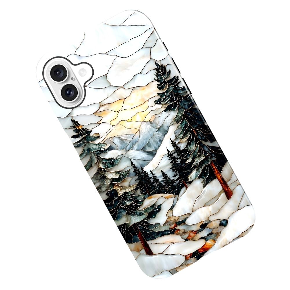 Case for iPhone 17,Christmas Lights Cute Holiday Phone Case Military-Grade Drop Protection Cover for Women Girl - Glossy