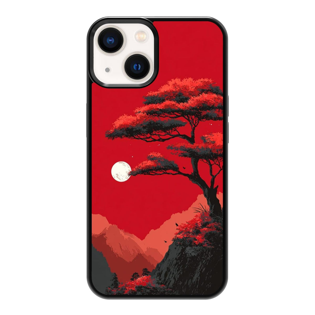 Vintage Green Herb Botanical Leaf Sketch Nature Phone Case, Shockproof Protective Cover for iPhone 11 12 13 14 15 16 17 Pro Max Plus Mini XR 7 8 SE