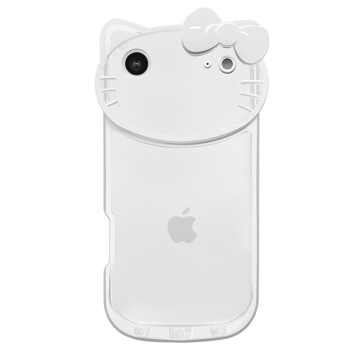 Compatible with iPhone 17 Pro Max Clear Case, Cute Cat Case for Women Girls Kids Cartoon Design Case Cover Shell Slim Soft Protective Case with Camera Lens for iPhone 17 Pro Max, Pink