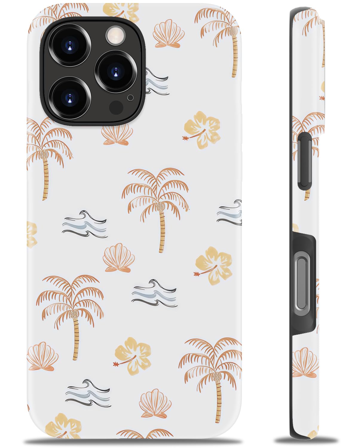 Goodon for iPhone 15 Pro Max Case, Cute Preppy Floral, MagSafe Compatible | Dual-Layer Hard Shell & Silicone, Wireless Charging, Slim Fit Phone Cover with Wildflower Designs for Women Girls