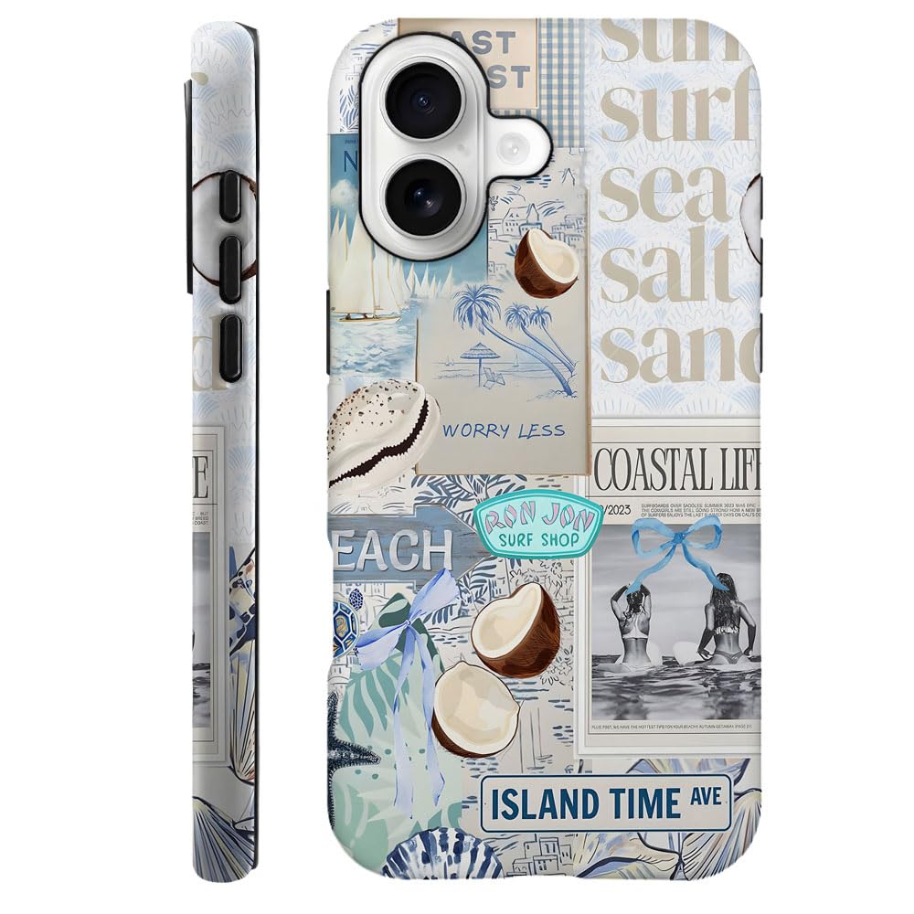 Case Compatible with iPhone 17 Pro,Fall Prevention Hybrid 2-Layer Hard Shell Phone Cover for Girls Boys,Collage European Disco