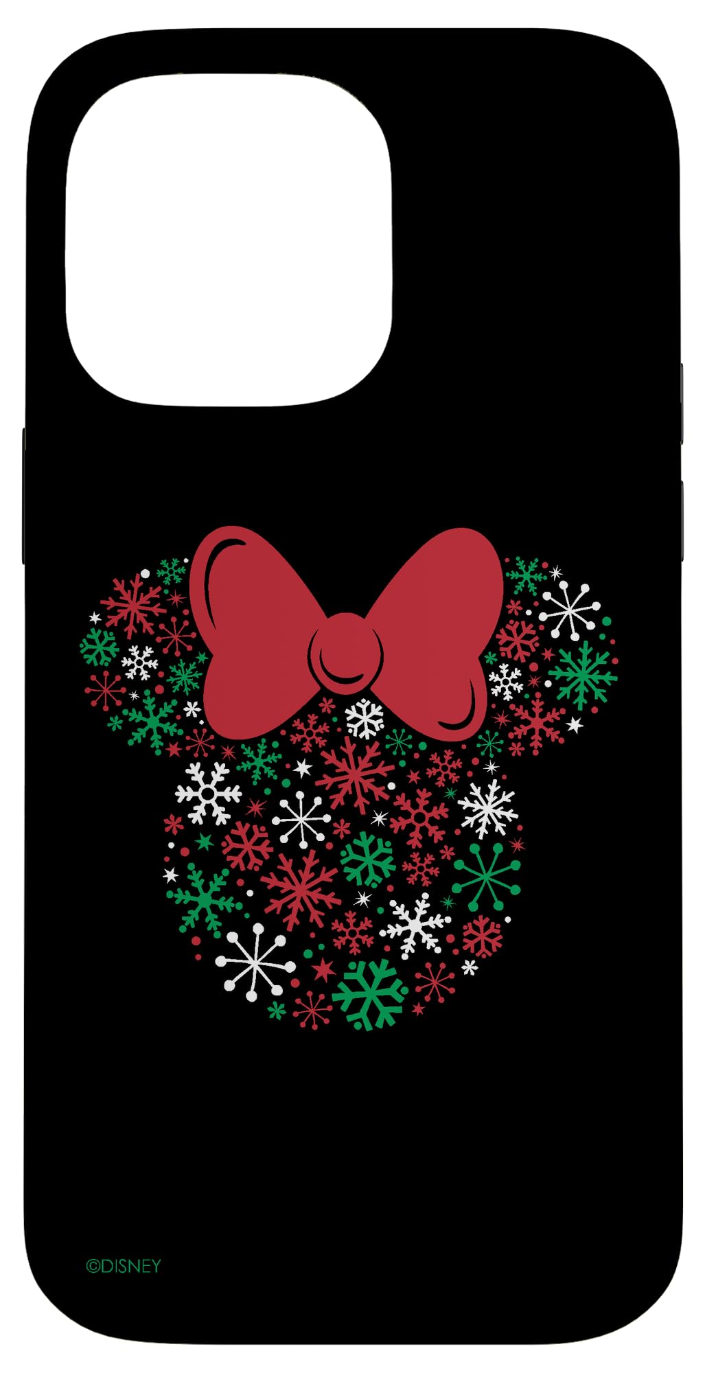 Disney Minnie Mouse Icon Holiday Snowflakes Case for iPhone 16 Pro Max