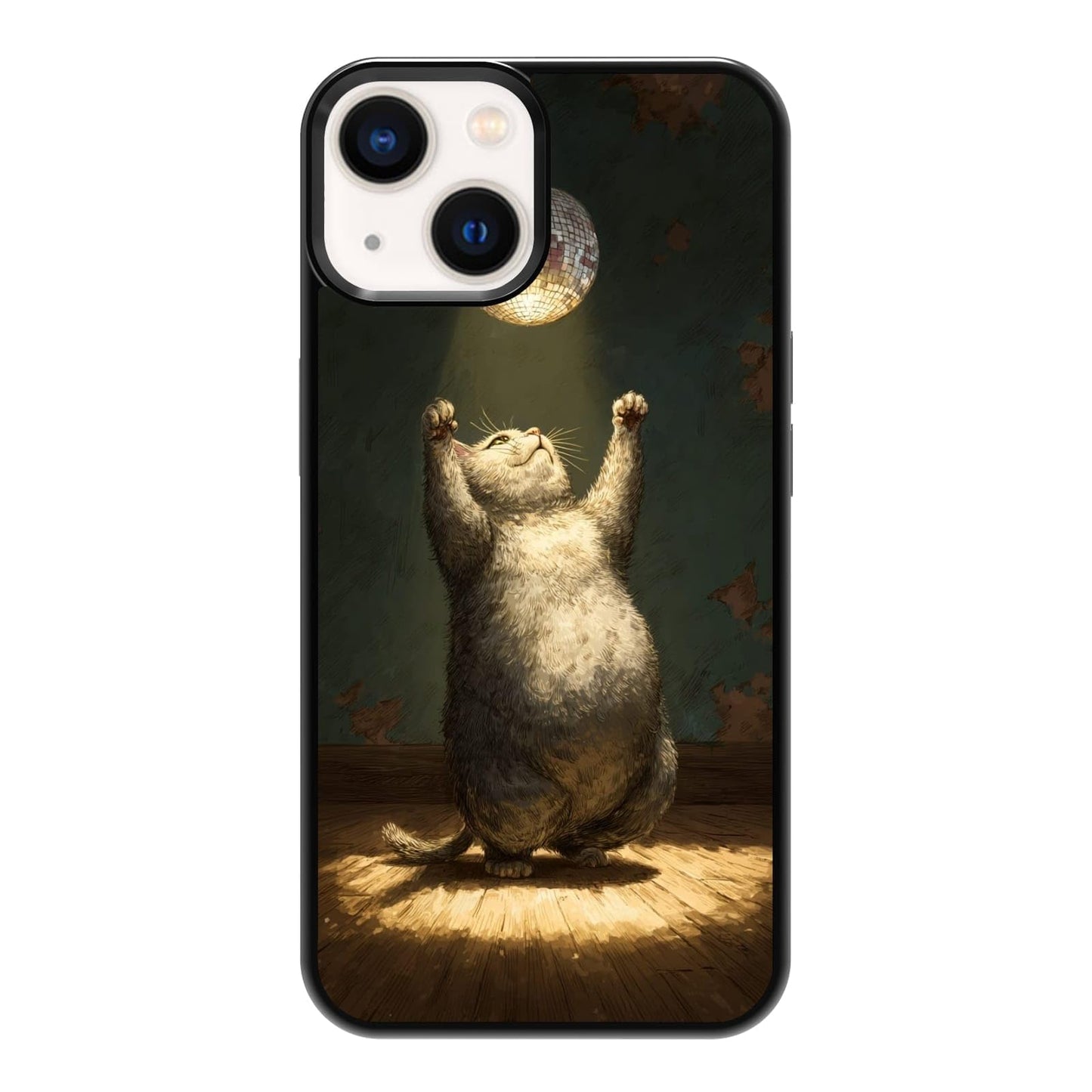 Nature Stained Glass Green Forest Tree Sunlight Phone Case, Shockproof Protective Cover for iPhone 11 12 13 14 15 16 17 Pro Max Plus Mini XR 7 8 SE