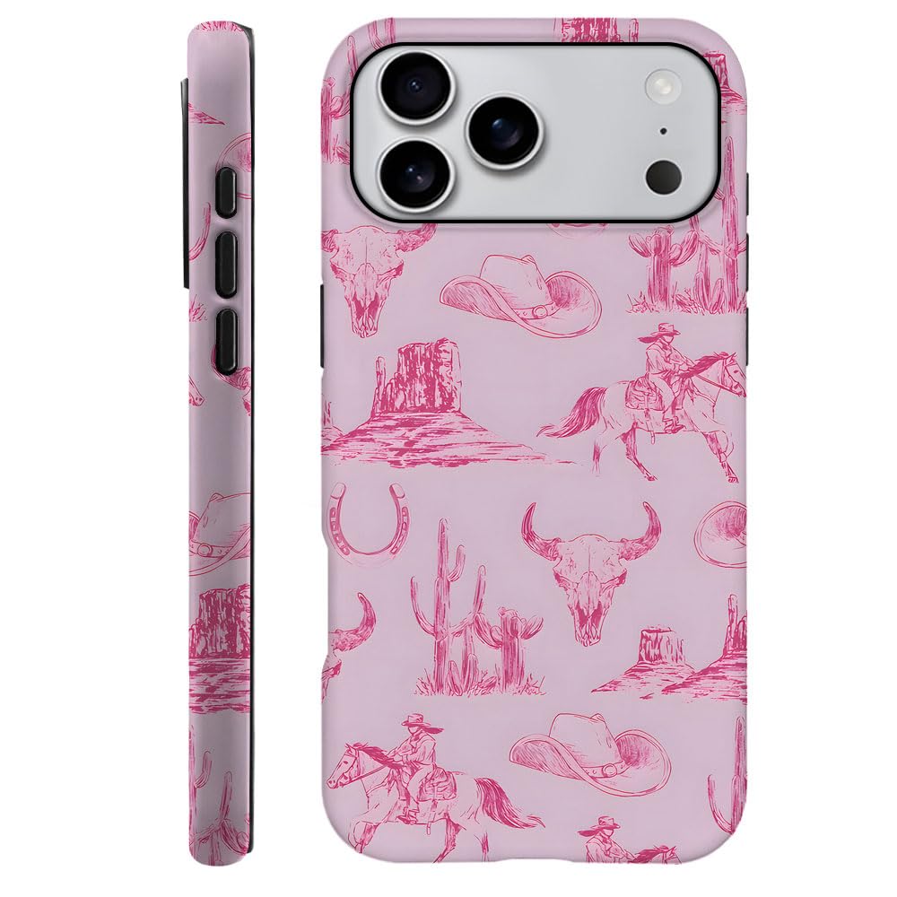 Case Compatible with iPhone 17 Pro,Fall Prevention Hybrid 2-Layer Hard Shell Phone Cover for Girls Boys,Collage European Disco