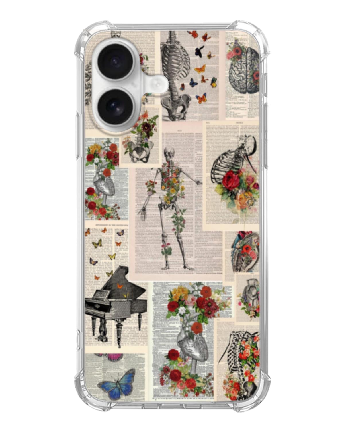 Water Lily Pond Black Cat Phone Case Compatible with iPhone 17, Cute Cat Painting Phone Cover for iPhone 17