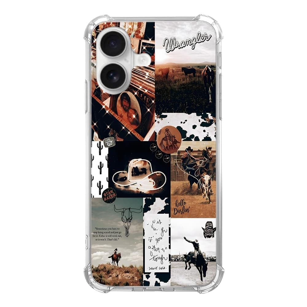Pink Christmas Pattern Case for iPhone 16, Cute Reindeer, Trendy Cool Soft TPU Bumper Cover Case for iPhone 16