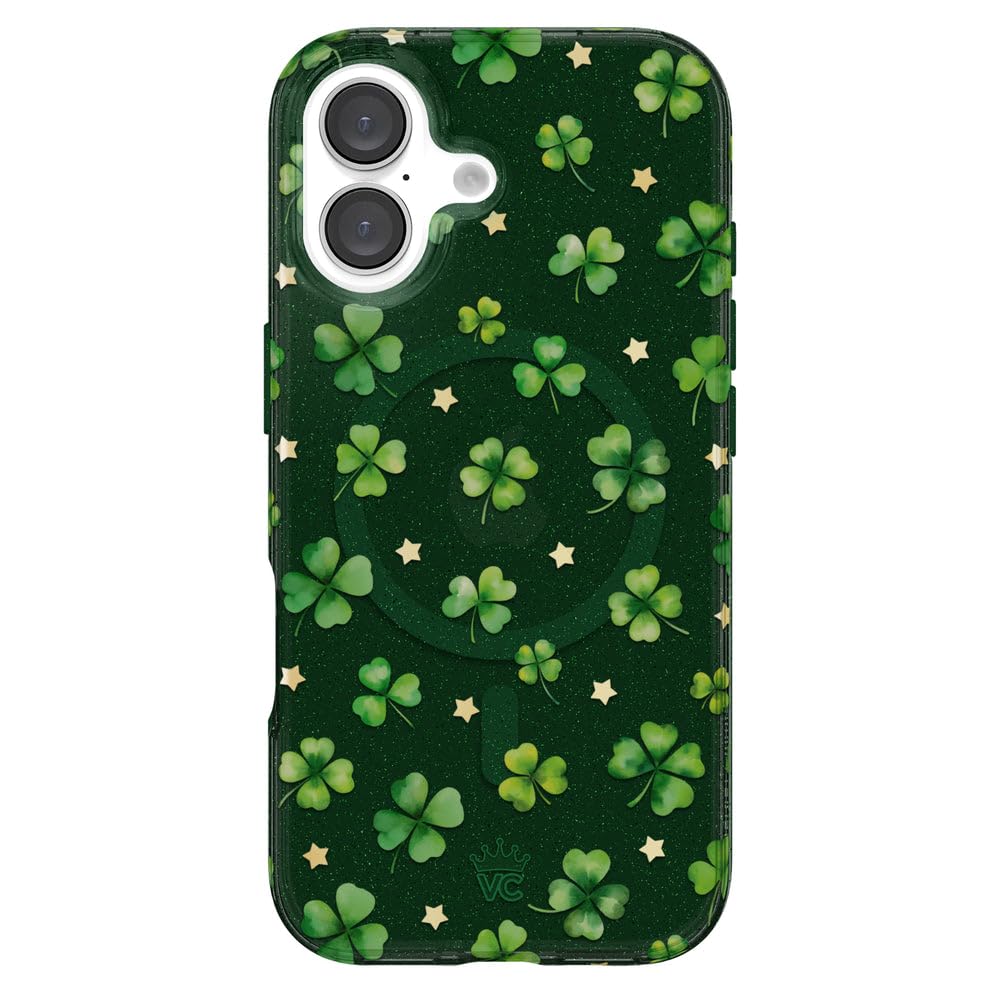 VELVET CAVIAR Christmas Phone Case for iPhone 16 - Compatible with MagSafe [10ft Drop Tested] - Holiday Peppermint Glitter Winter Theme