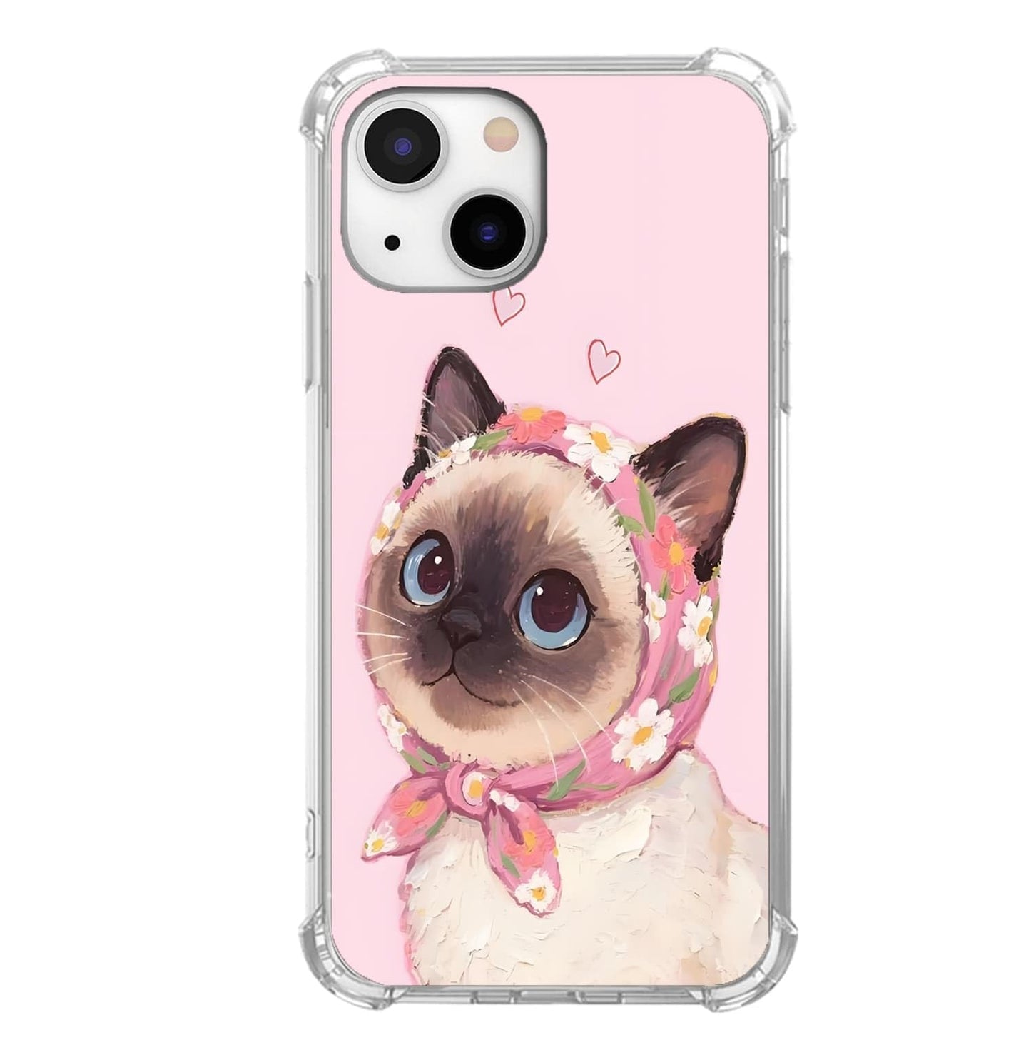 Winter Wonderland Christmas Case for iPhone 15,Snowfall Christmas Cottage, Trendy Cool Soft TPU Bumper Cover for iPhone 15