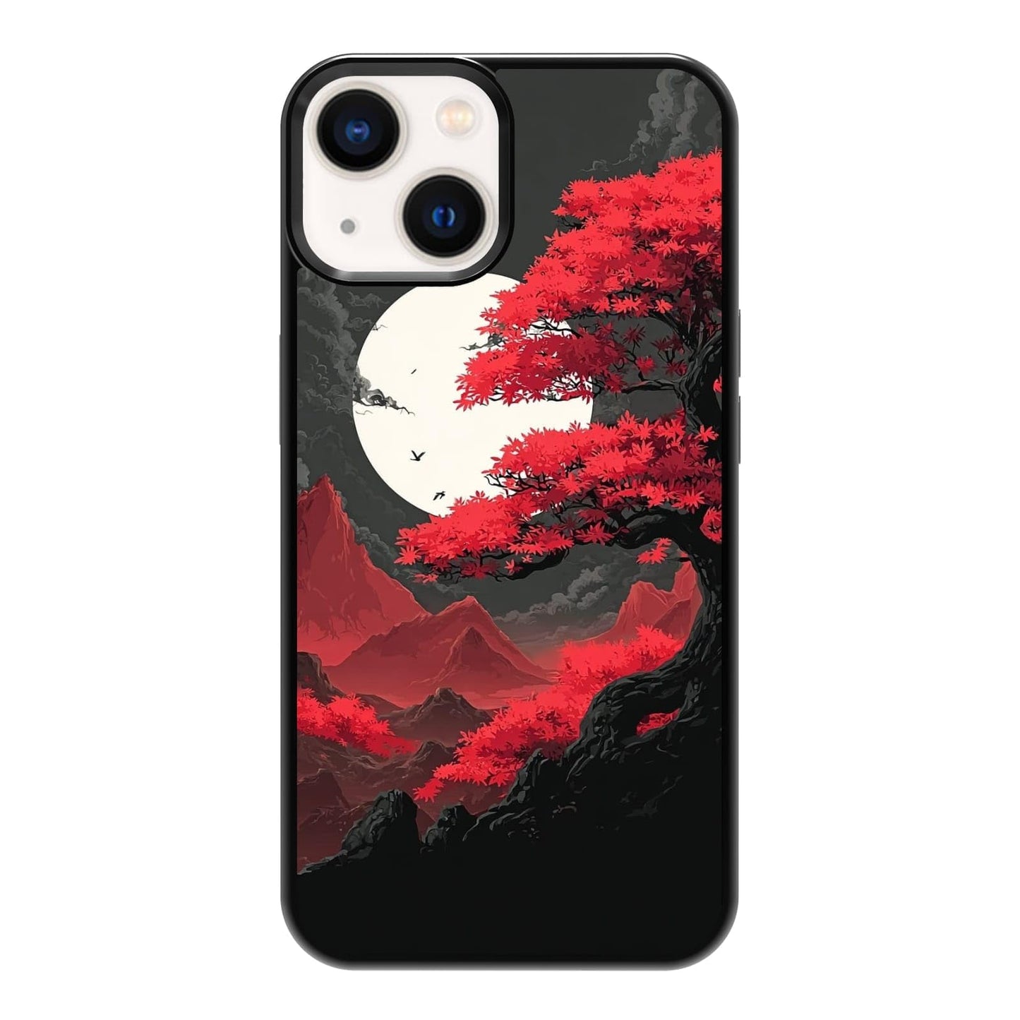 Vintage Green Herb Botanical Leaf Sketch Nature Phone Case, Shockproof Protective Cover for iPhone 11 12 13 14 15 16 17 Pro Max Plus Mini XR 7 8 SE