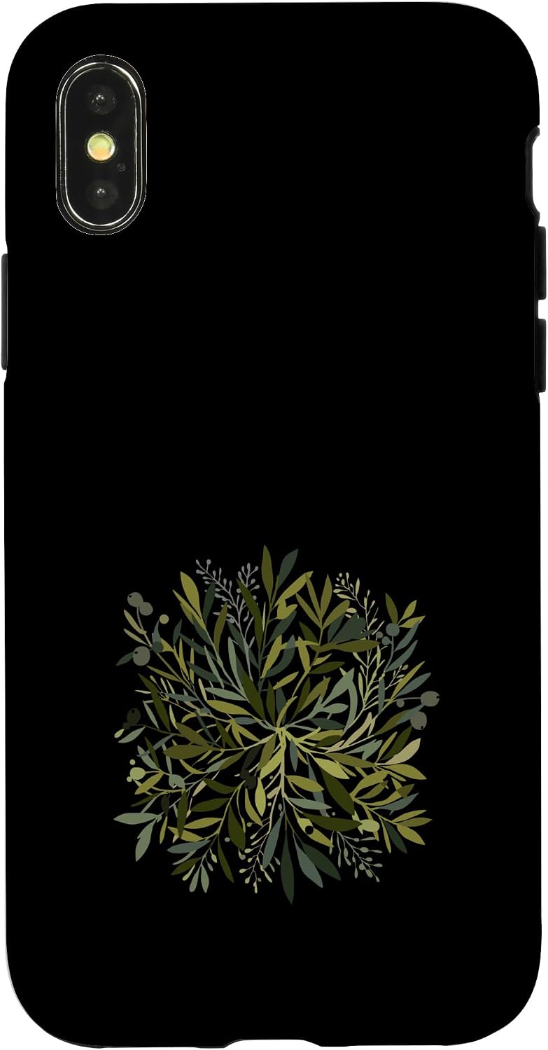 Wild Forest Leaves Botanical Green Foliage Nature Case for iPhone 16