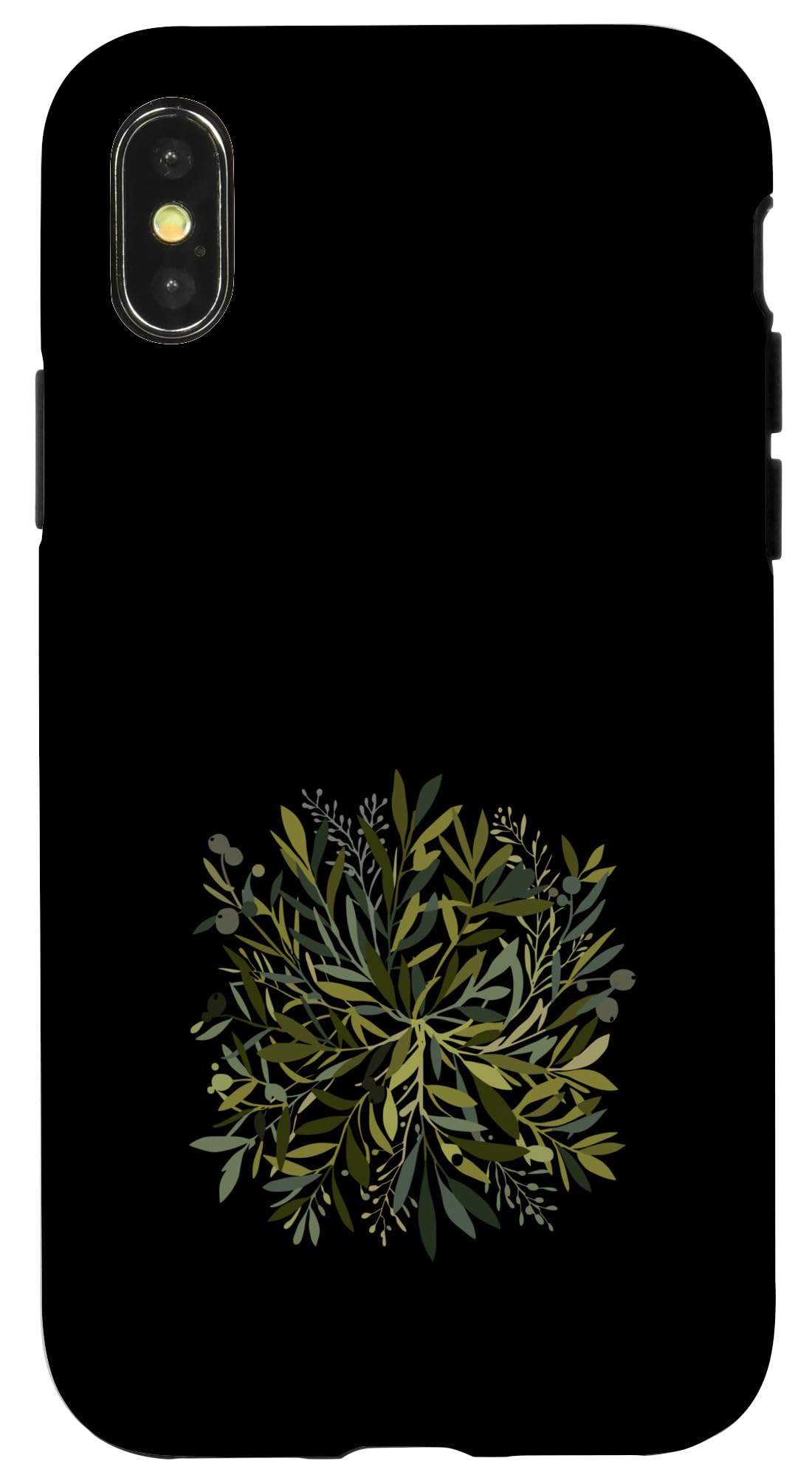 Wild Forest Leaves Botanical Green Foliage Nature Case for iPhone 16