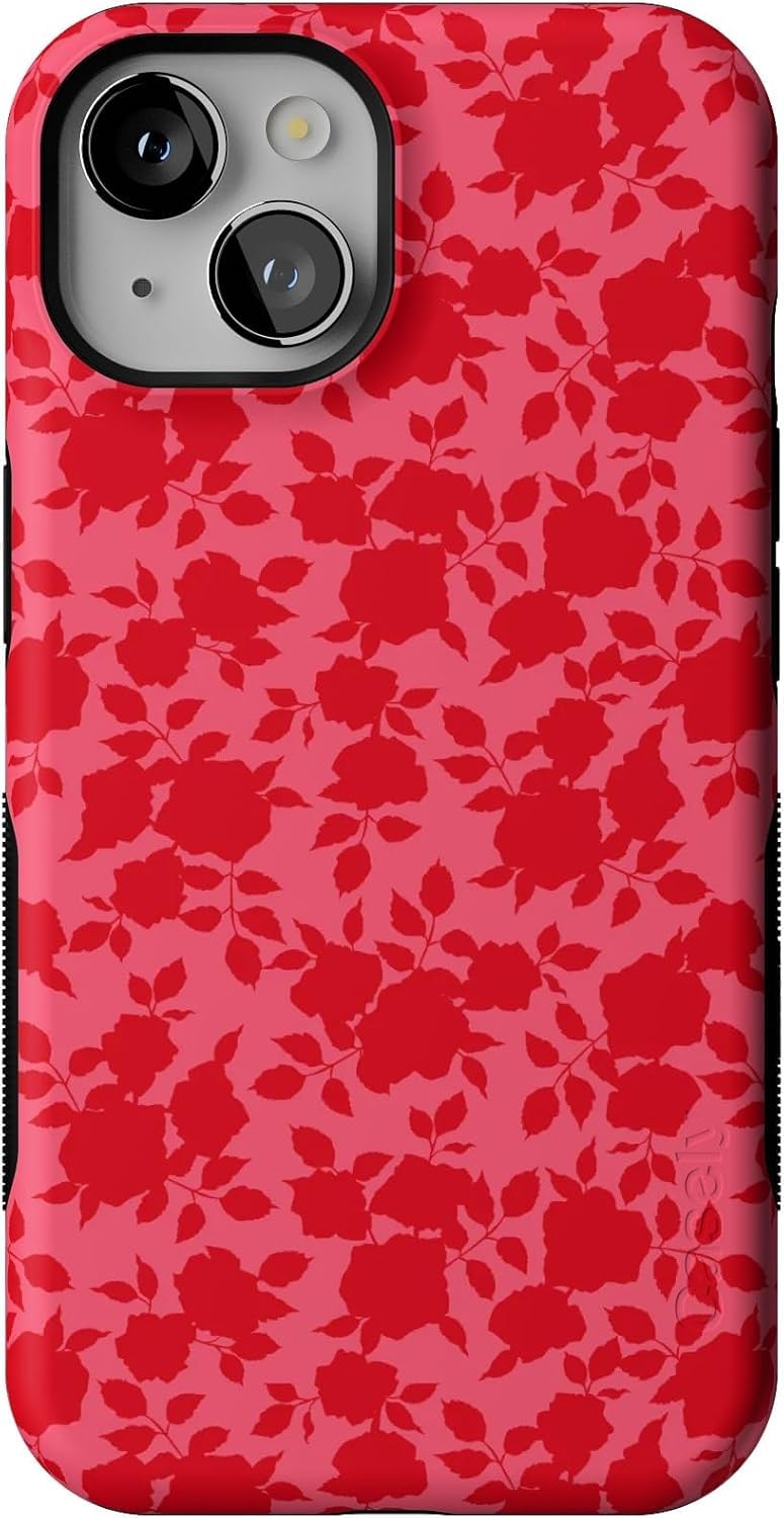 Casely iPhone 14 Case | Hanging Around | Potted Plants Floral | Bold Protective Design | Compatible with MagSafe
