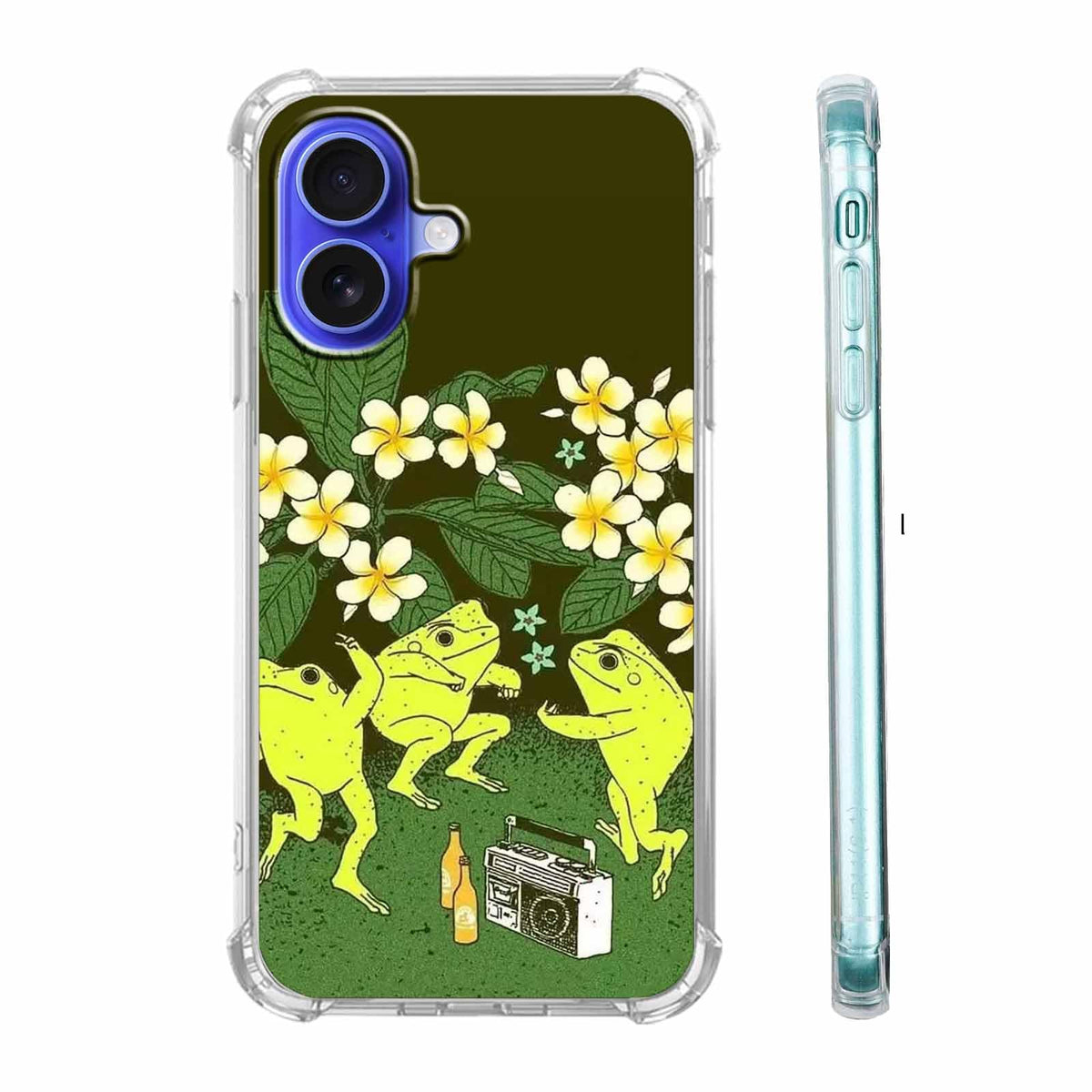 Christmas Aesthetic Case for iPhone 16,Winter Holiday Elements Collage Case for Kids,Soft TPU Bumper Case Compatible with iPhone 16,6.1"