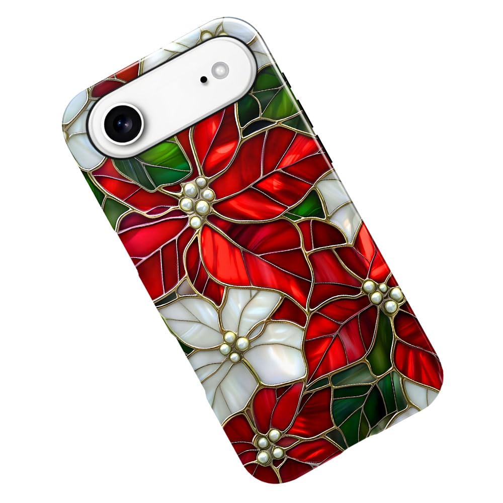 Case for iPhone 17,Christmas Lights Cute Holiday Phone Case Military-Grade Drop Protection Cover for Women Girl - Glossy
