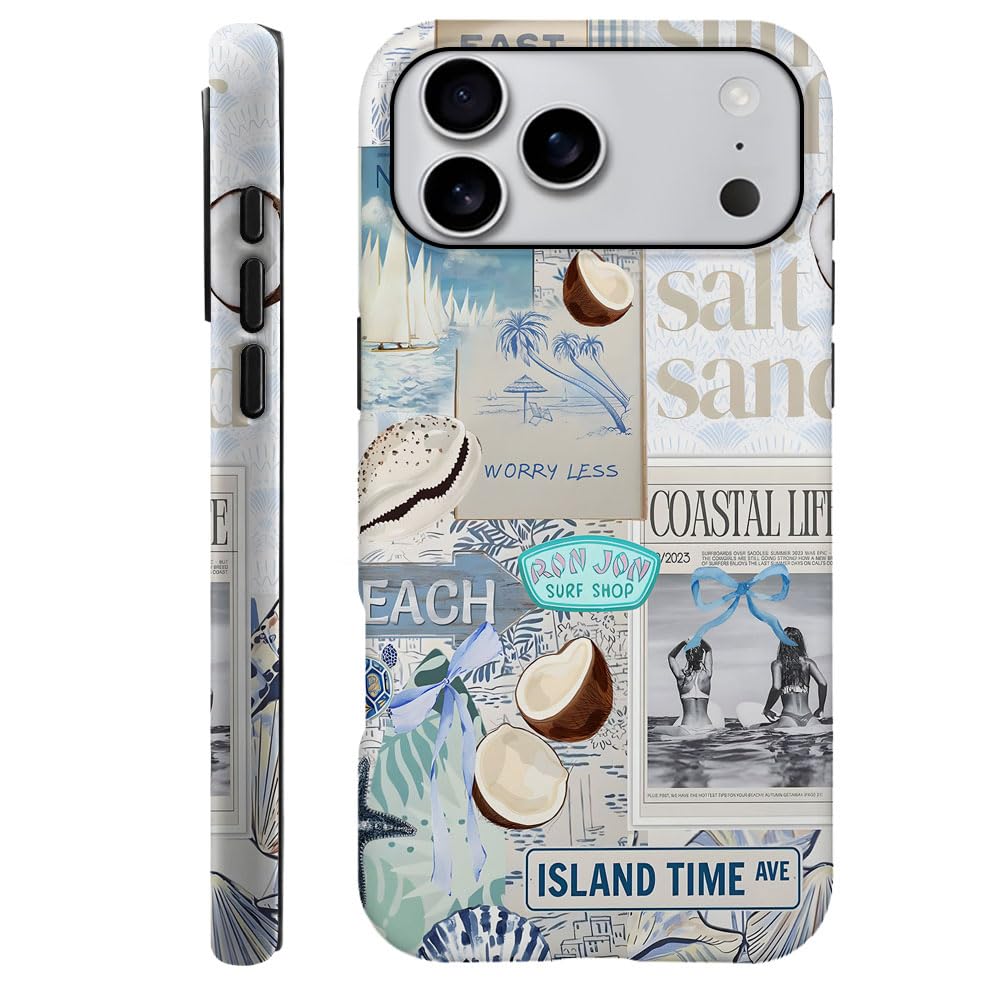 Case Compatible with iPhone 17 Pro,Fall Prevention Hybrid 2-Layer Hard Shell Phone Cover for Girls Boys,Collage European Disco