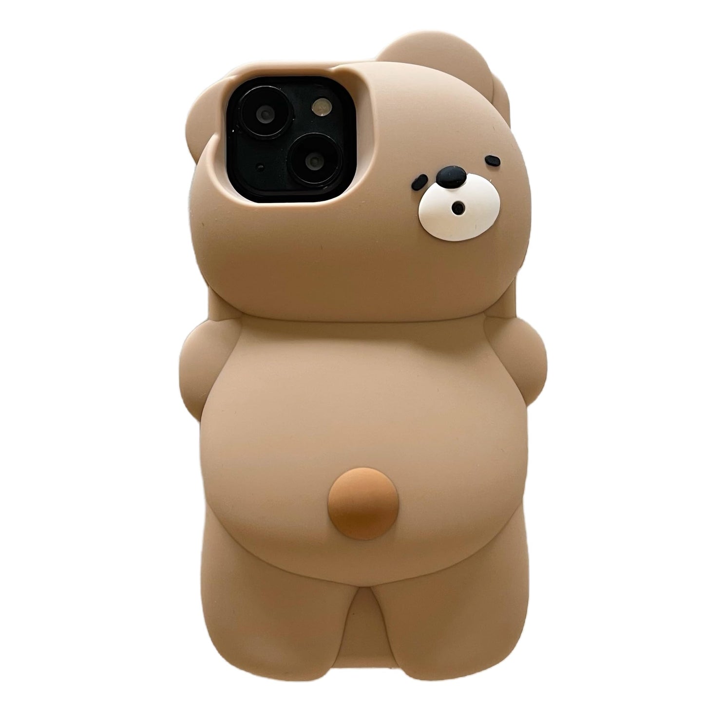 3D Potato Case,Cartoon Cute Kawaii Character Funny Potato Man with Pendant Kids Teens Girls Women Shockproof Soft Silicone Case for iPhone 13/iPhone 14/iPhone 15 6.1 inch