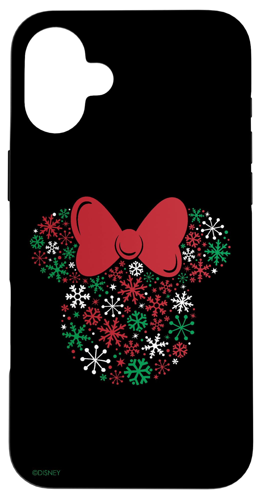 Disney Minnie Mouse Icon Holiday Snowflakes Case for iPhone 16 Pro Max