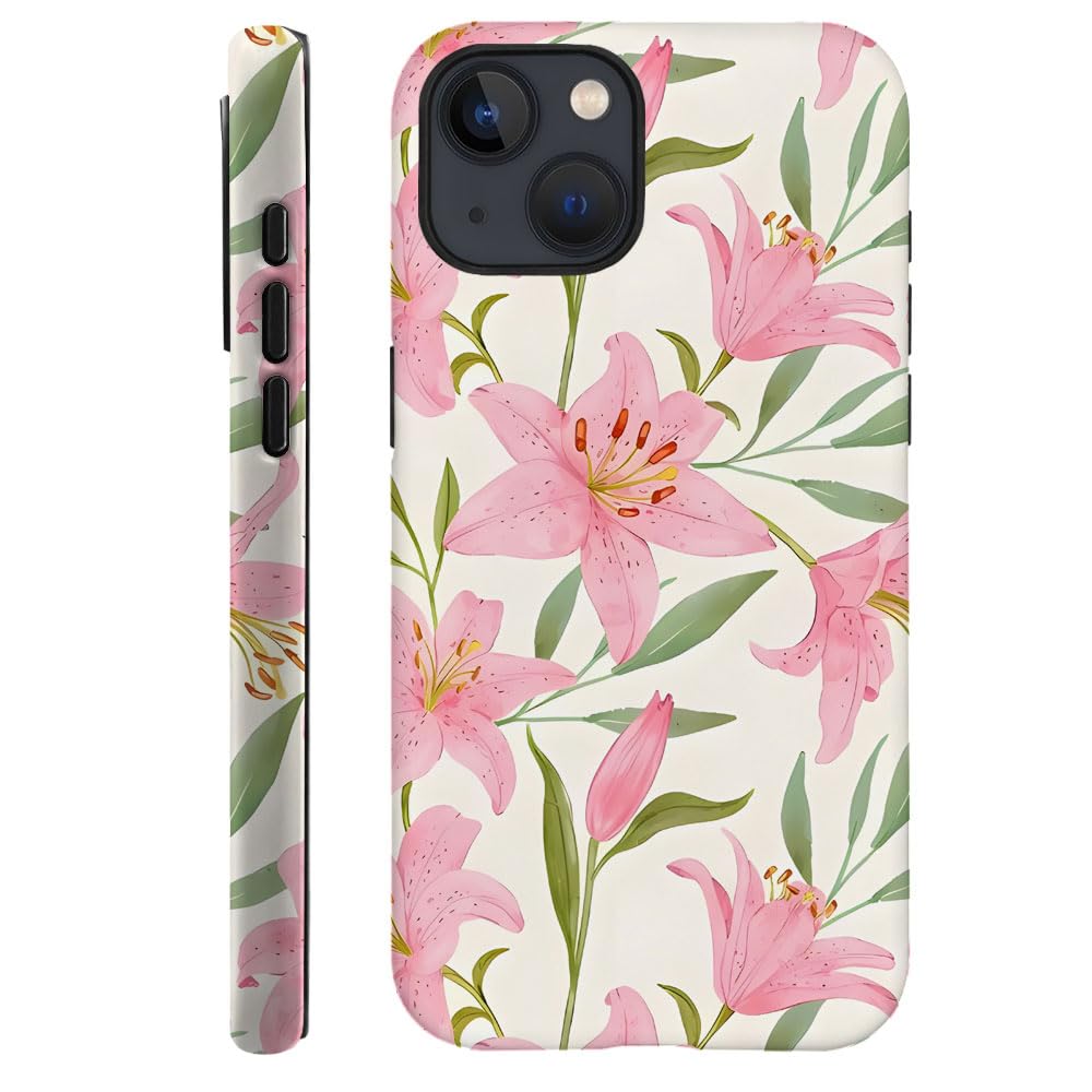 Compatible with iPhone 15 Pro,Durable & Shockproof Phone Case Cover Design - Christmas Retro Doodle