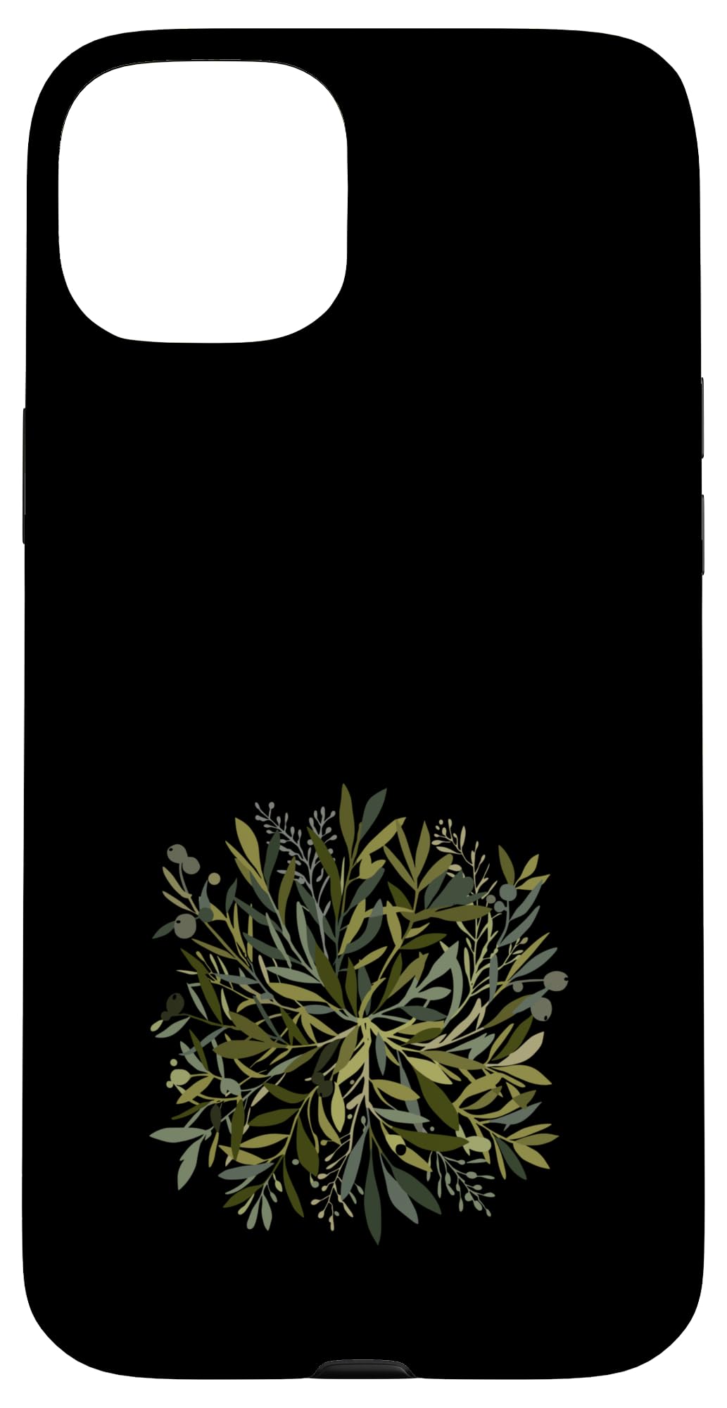 Wild Forest Leaves Botanical Green Foliage Nature Case for iPhone 16
