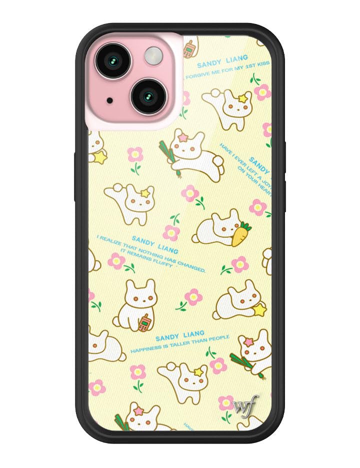 Wildflower Cases - Compatible with iPhone 15 | Protective Black Bumper, 6.5ft Drop Test Certified, Women Owned Small Business | Nature Floral Aesthetic Trendy Cute | Hummingbird