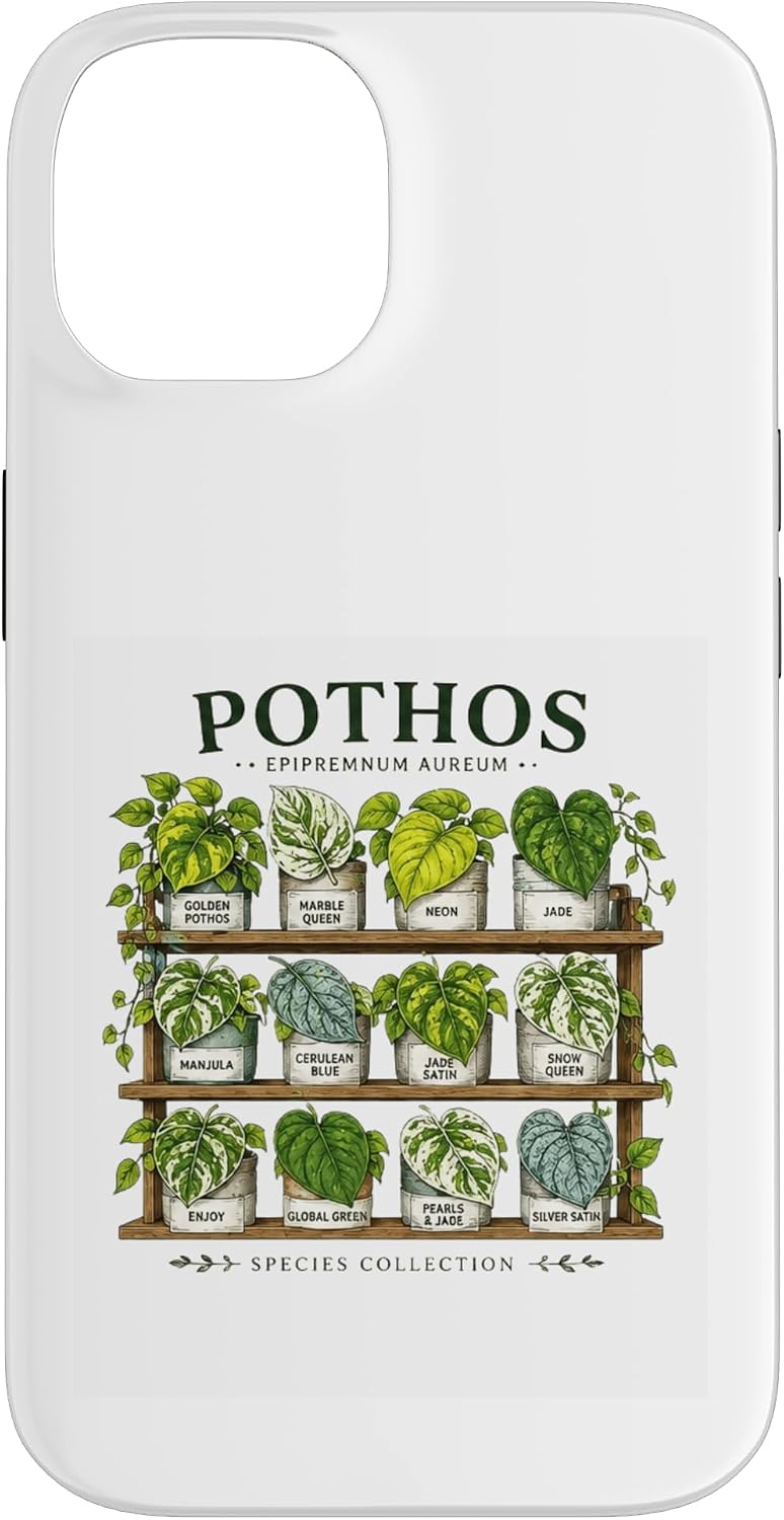 Pothos Plant Varieties Botanical Houseplant Design Case for iPhone 16