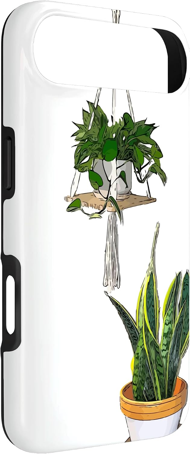 Modern Hanging Pothos and Snake Plant Case for iPhone Air