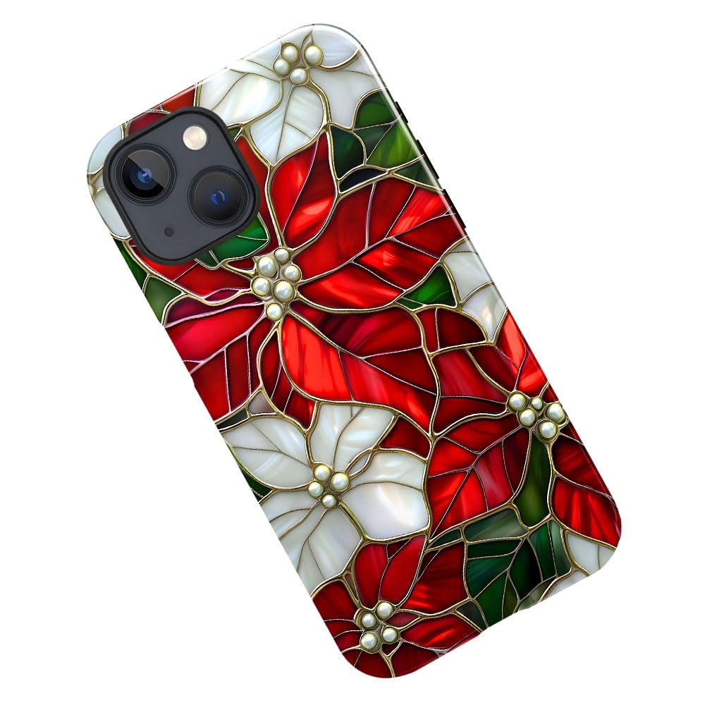 Case for iPhone 17,Christmas Lights Cute Holiday Phone Case Military-Grade Drop Protection Cover for Women Girl - Glossy