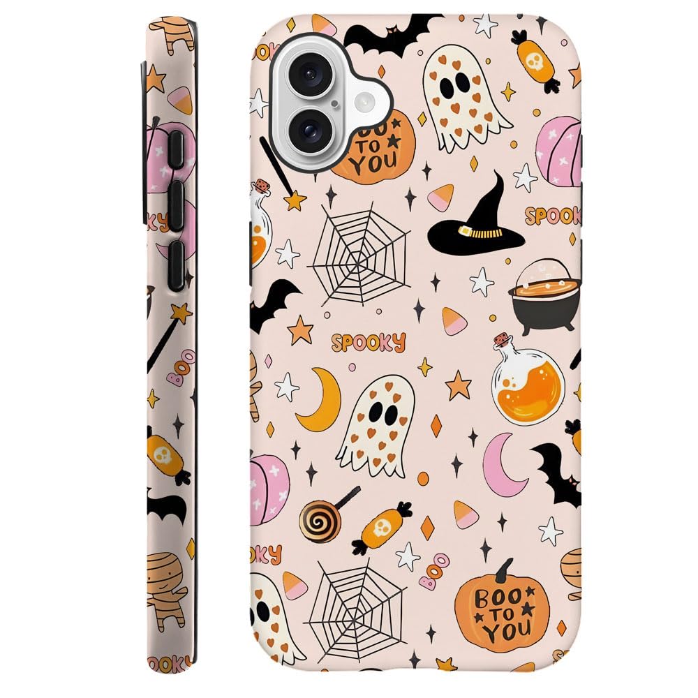 Compatible with iPhone 15 Pro,Durable & Shockproof Phone Case Cover Design - Christmas Retro Doodle