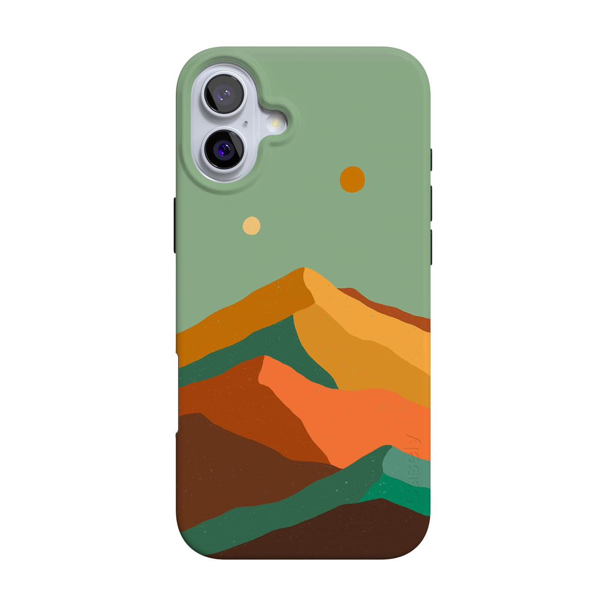 Casely iPhone 16 Case | Chateau Pups | French Dog | Compatible with MagSafe | Classic Ultra Slim Design