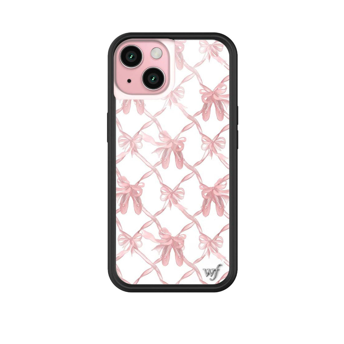 Wildflower Cases - Compatible with iPhone 15 | Protective Black Bumper, 6.5ft Drop Test Certified, Women Owned Small Business | Nature Floral Aesthetic Trendy Cute | Hummingbird