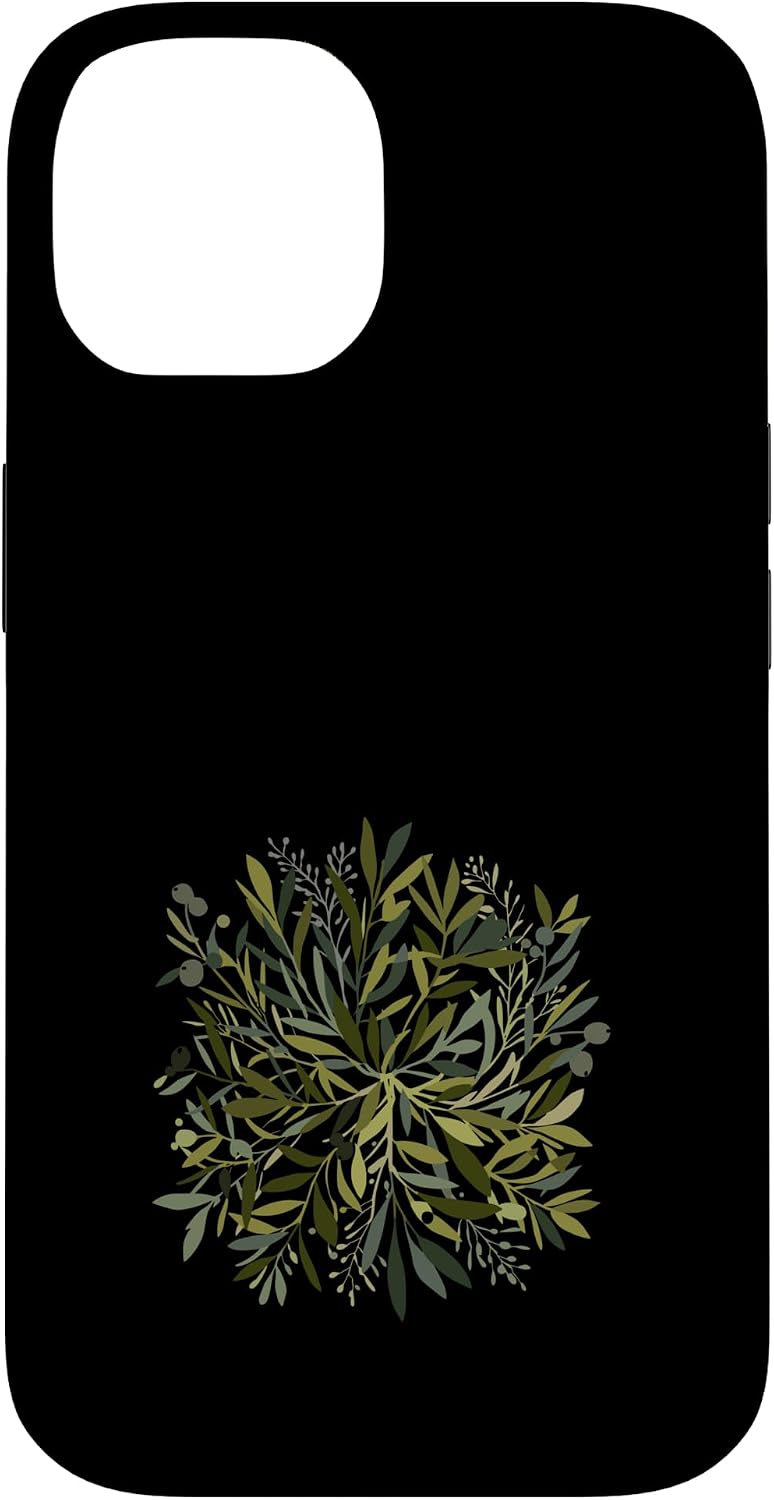 Wild Forest Leaves Botanical Green Foliage Nature Case for iPhone 16