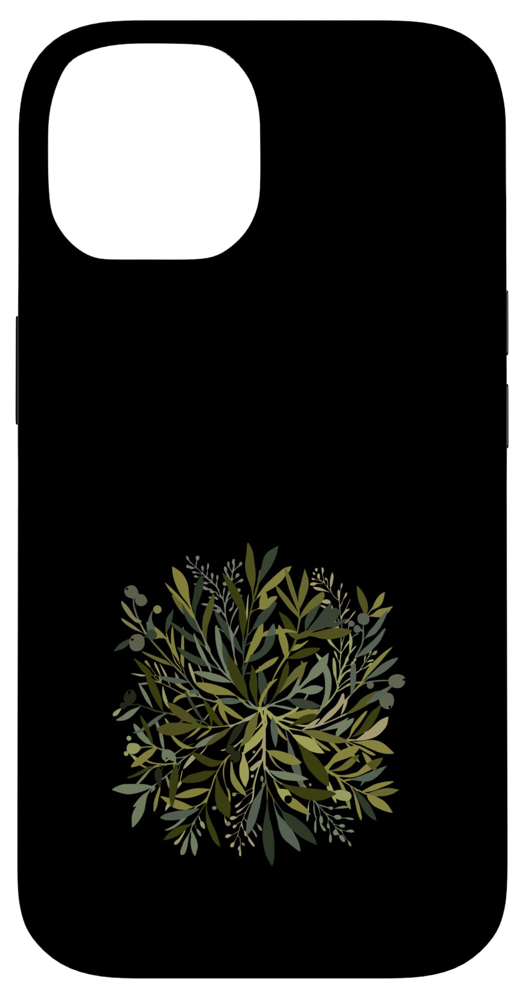 Wild Forest Leaves Botanical Green Foliage Nature Case for iPhone 16