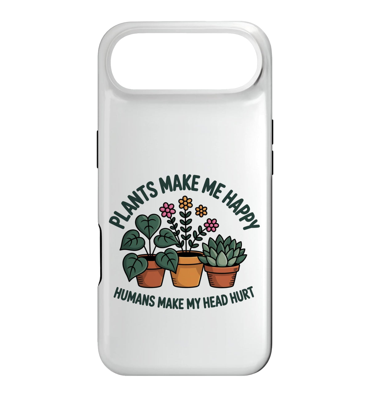 Plant Lover Introvert Plants Bring Joy Funny Design Case for iPhone 11