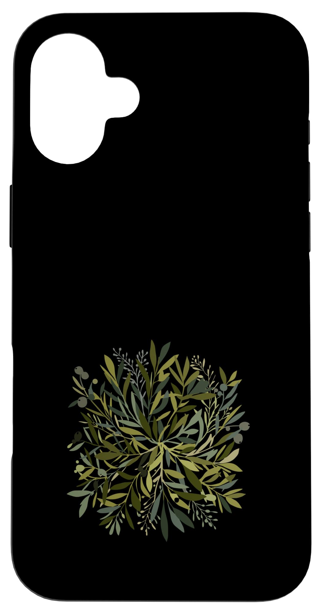 Wild Forest Leaves Botanical Green Foliage Nature Case for iPhone 16