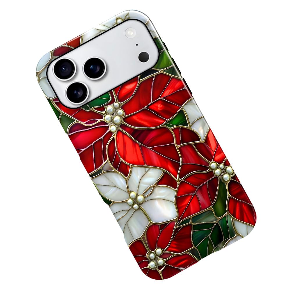 Case for iPhone 17,Christmas Lights Cute Holiday Phone Case Military-Grade Drop Protection Cover for Women Girl - Glossy