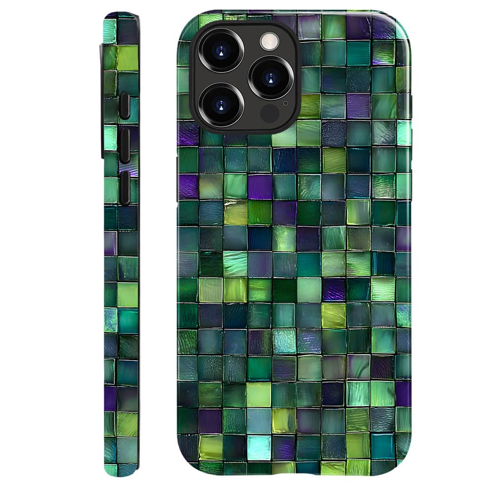 DAIZAG Case Compatible with iPhone 17,Glossy Durable Shock Protection Cover for Girl Women,Christmas Tree Snowflake Pattern