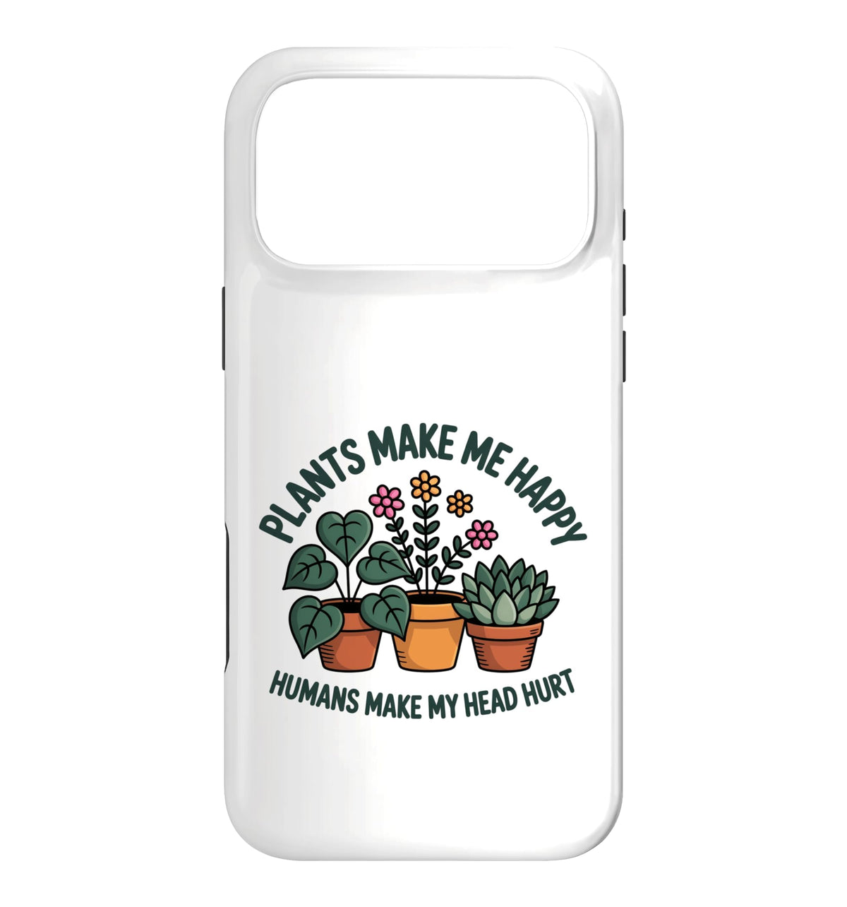 Plant Lover Introvert Plants Bring Joy Funny Design Case for iPhone 11