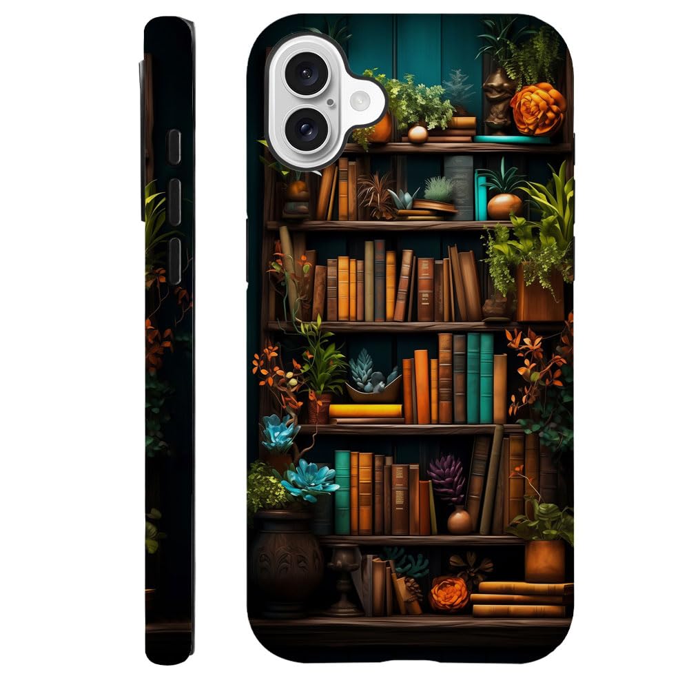 SEized Case Compatible with for iPhone 13 Pro Max,Plants Books Phone Case for Girl Women Boy Men,Durable Protection Case for iPhone 13 Pro Max