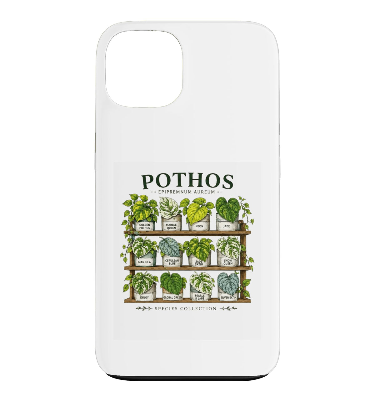 Pothos Plant Varieties Botanical Houseplant Design Case for iPhone 16