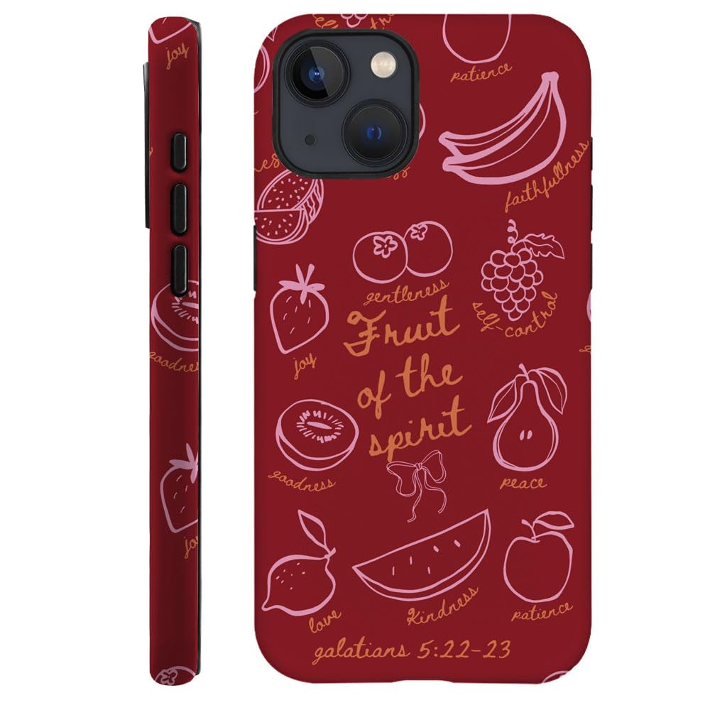 Compatible with iPhone 15 Pro,Durable & Shockproof Phone Case Cover Design - Christmas Retro Doodle