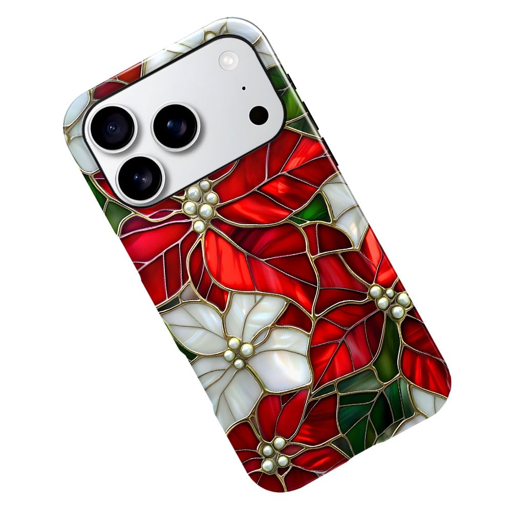 Case for iPhone 17,Christmas Lights Cute Holiday Phone Case Military-Grade Drop Protection Cover for Women Girl - Glossy