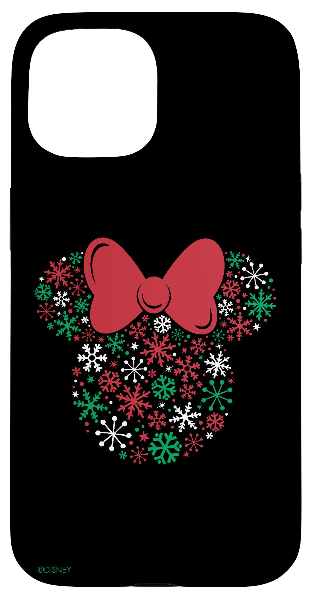 Disney Minnie Mouse Icon Holiday Snowflakes Case for iPhone 16 Pro Max