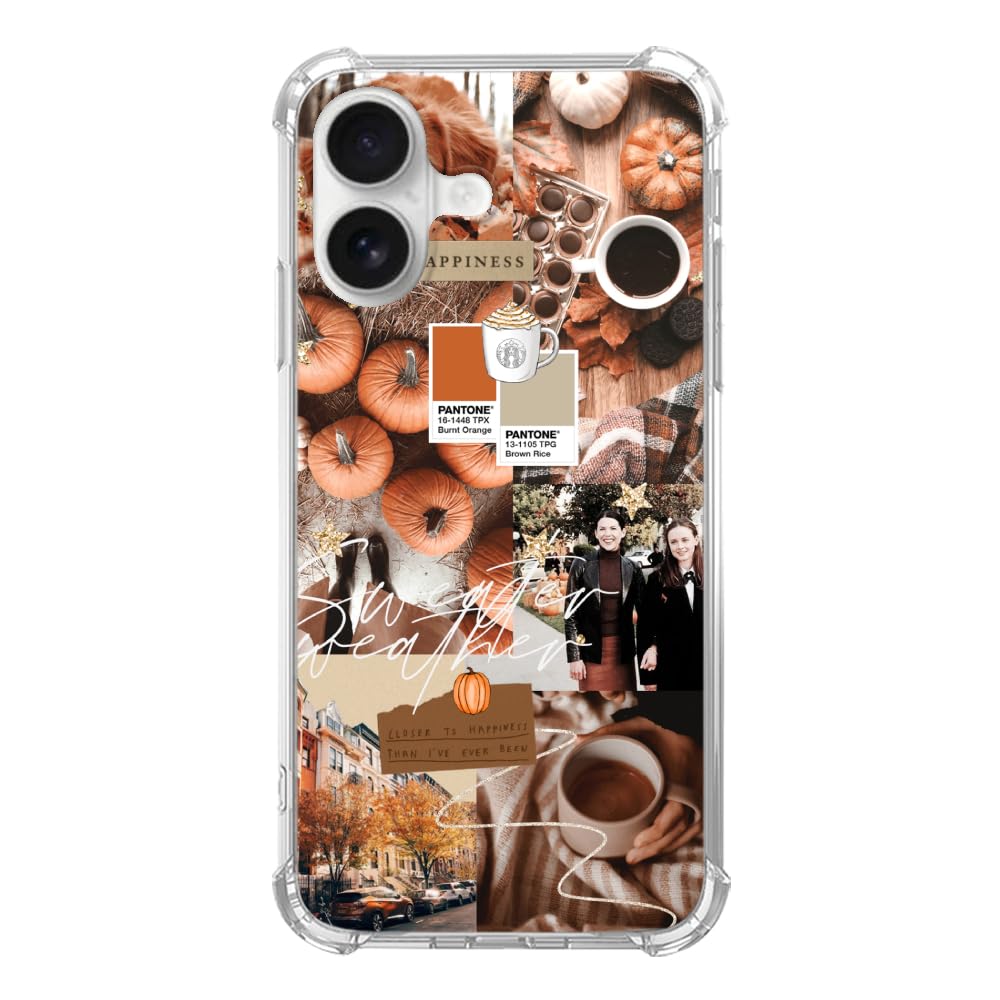 Christmas Aesthetic Phone Case Compatible with iPhone 17, Winter Holiday Festive Phone Cover for iPhone 17