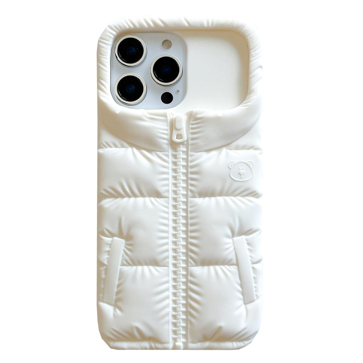 Case Compatible with iPhone 14,Cute 3D Kawaii Funny Sweater Shark Cartoon Cover with Keychain Soft Silicone Gel Drop Protector Women Girls