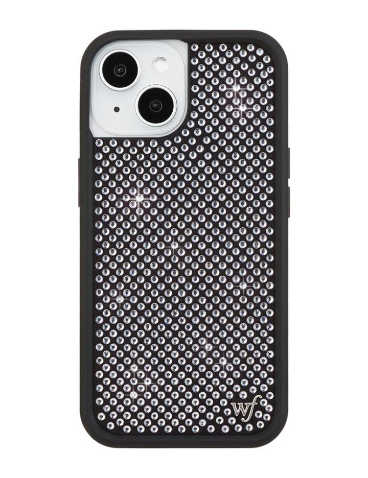 Wildflower Cases - Compatible with iPhone 15 | Protective Black Bumper, 6.5ft Drop Test Certified, Women Owned Small Business | Nature Floral Aesthetic Trendy Cute | Hummingbird