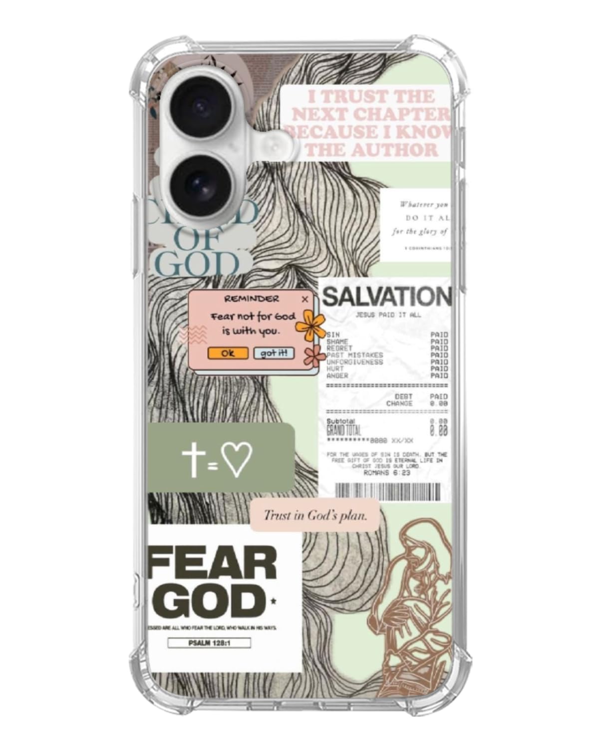 Christmas Aesthetic Phone Case Compatible with iPhone 17, Winter Holiday Festive Phone Cover for iPhone 17