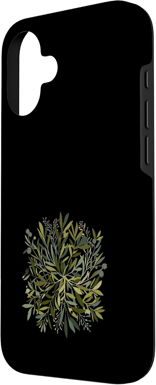 Wild Forest Leaves Botanical Green Foliage Nature Case for iPhone 16