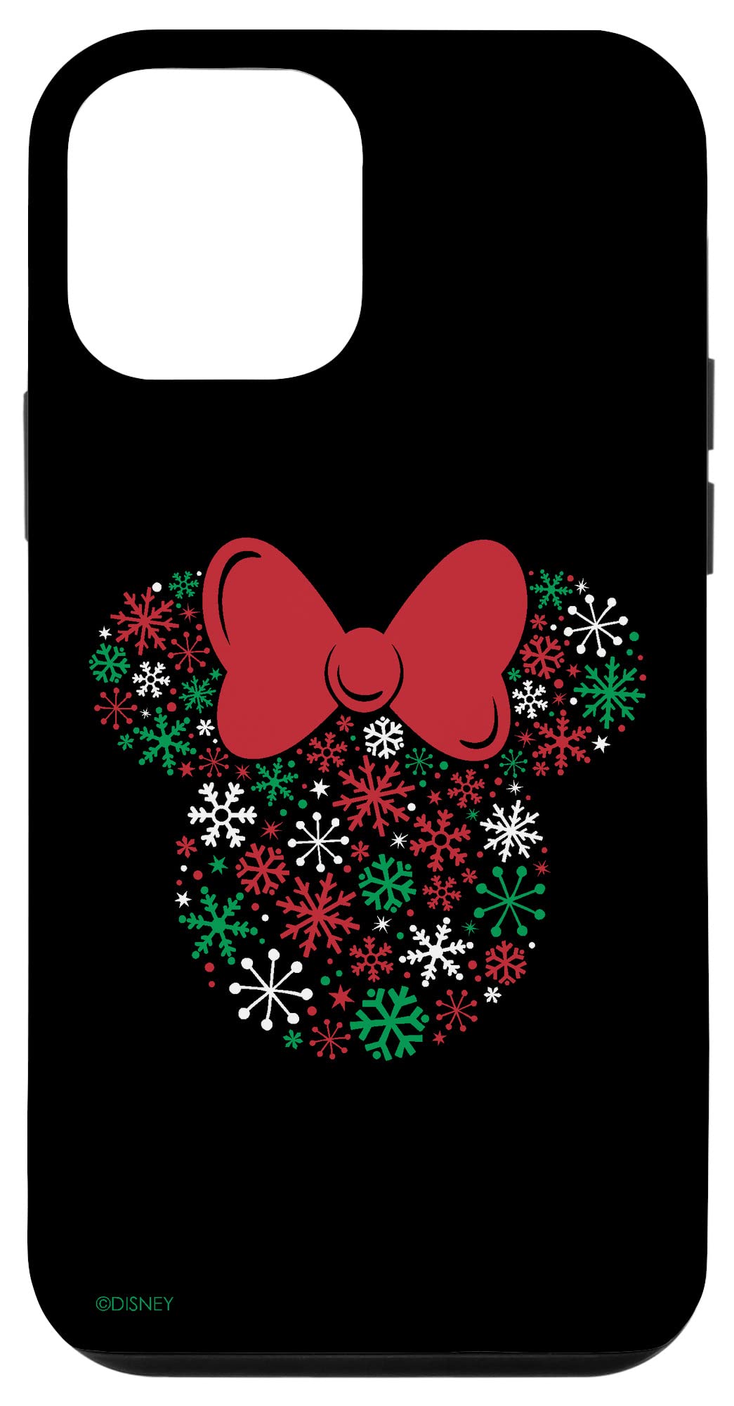 Disney Minnie Mouse Icon Holiday Snowflakes Case for iPhone 16 Pro Max